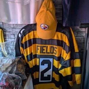 Justin Fields bumblebee jersey shirt